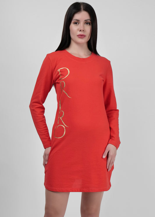 DRIRO Logo Fitted Polo Dress
