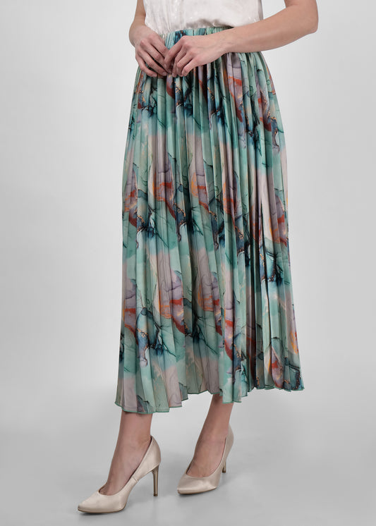 DRIRO Floral Printed Flared Skirt