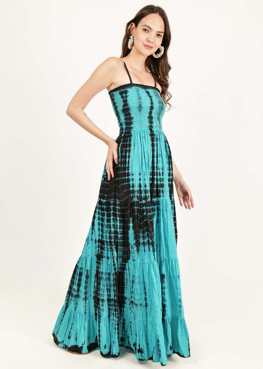 Women's Blue tye and dye dress