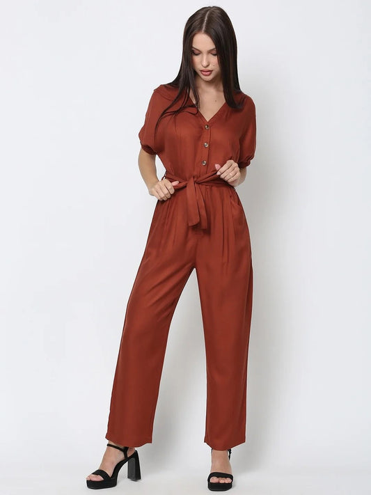 Jumpsuit Brown