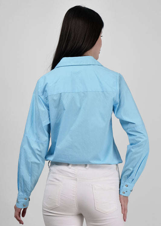 Women Embroidered Regular Fit Shirt