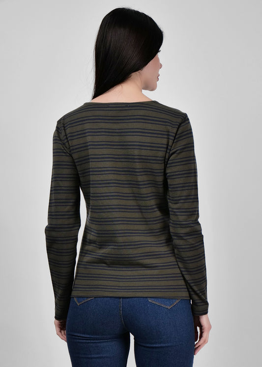 Driro embossed stripe long